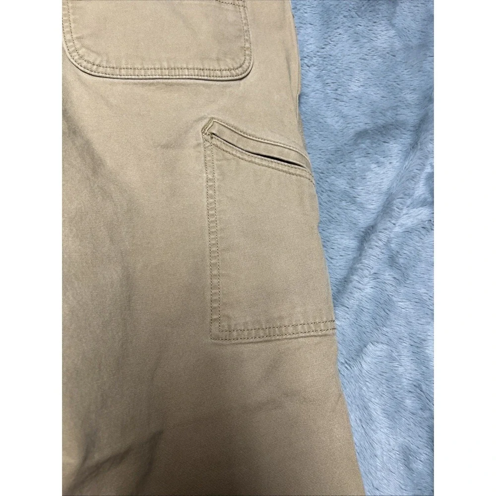 Carhartt Relaxed Fit Pants Men's 42x32 Utility Skater Streetwear Khaki Hip Hop - Picture 10 of 16
